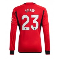 Manchester United Luke Shaw #23 Hjemmedrakt 2023-24 Langermet